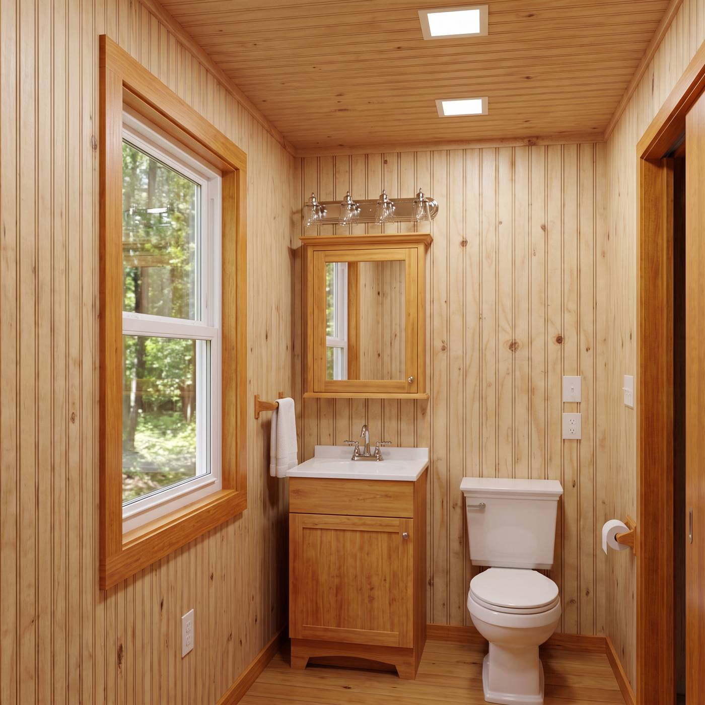 Comfort 320 toilet and vanity